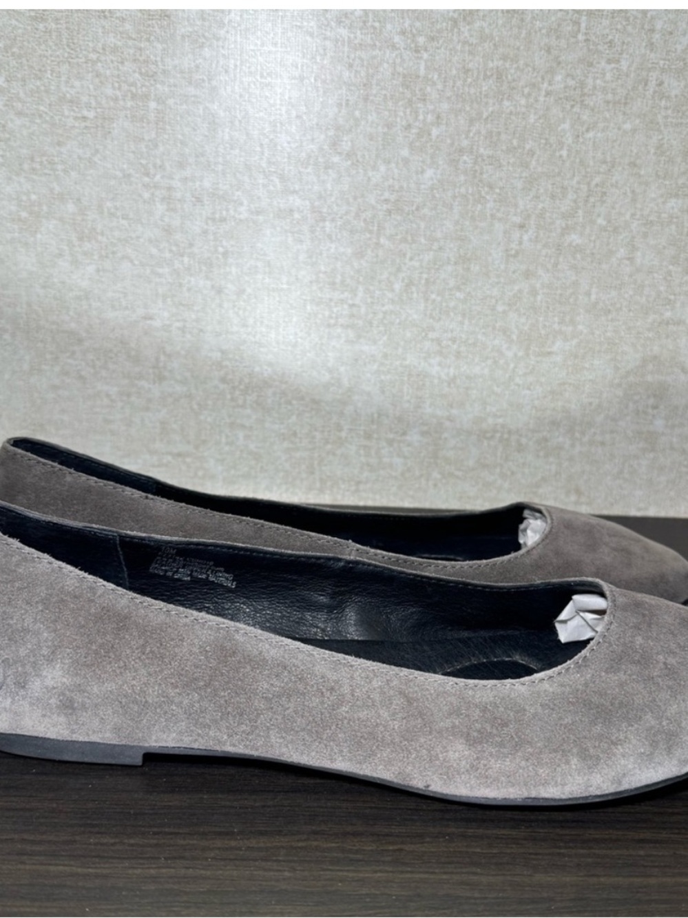 Born Gray Suede Ballet Flats Closet Staple Size 10M